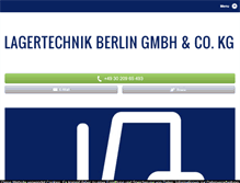 Tablet Screenshot of lagertechnik-berlin.de